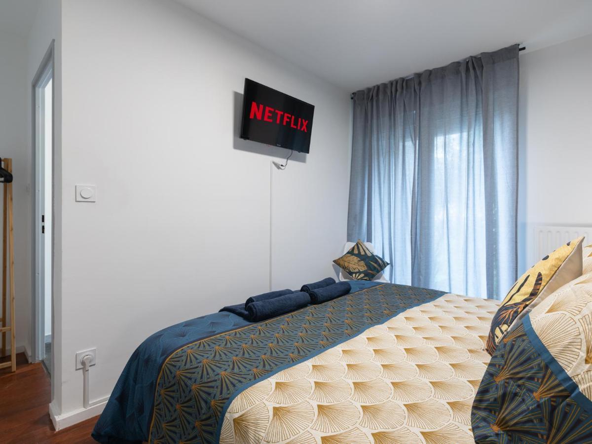 Le Phenix - Hypercentre 16 Personnes Garage Gratuit Wifi Jardin Barbecue Proche Parc Tete D'Or Apartment Вильорбан Екстериор снимка